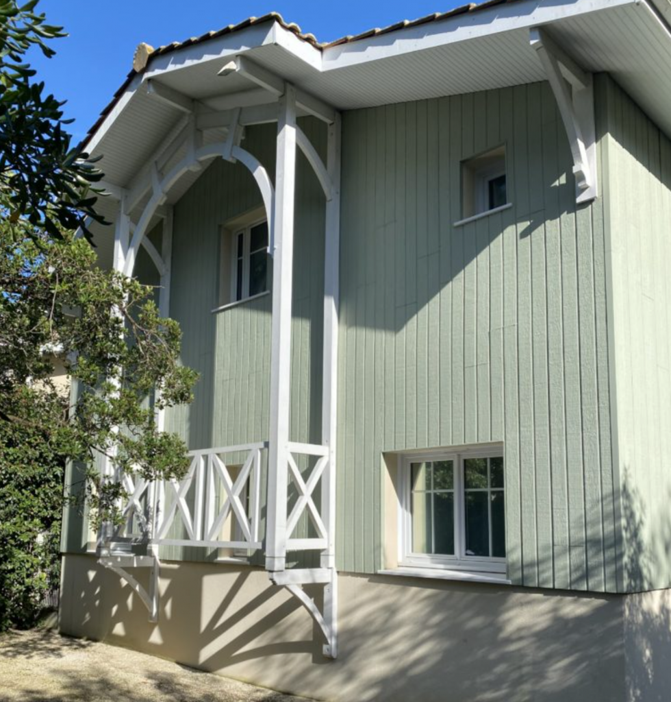 Villa en deuxième ligne à deux pas de la plage du Mimbeau – 6 pièces – 5 chambres – 150 m²