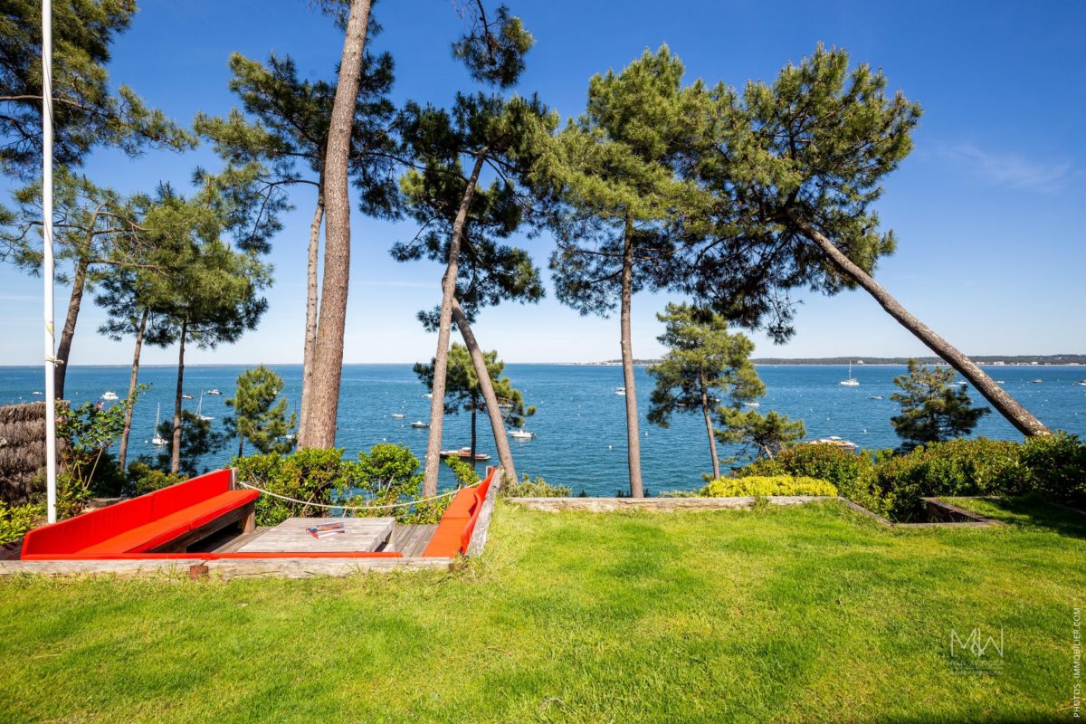 vue mer arcachon villa a louer
