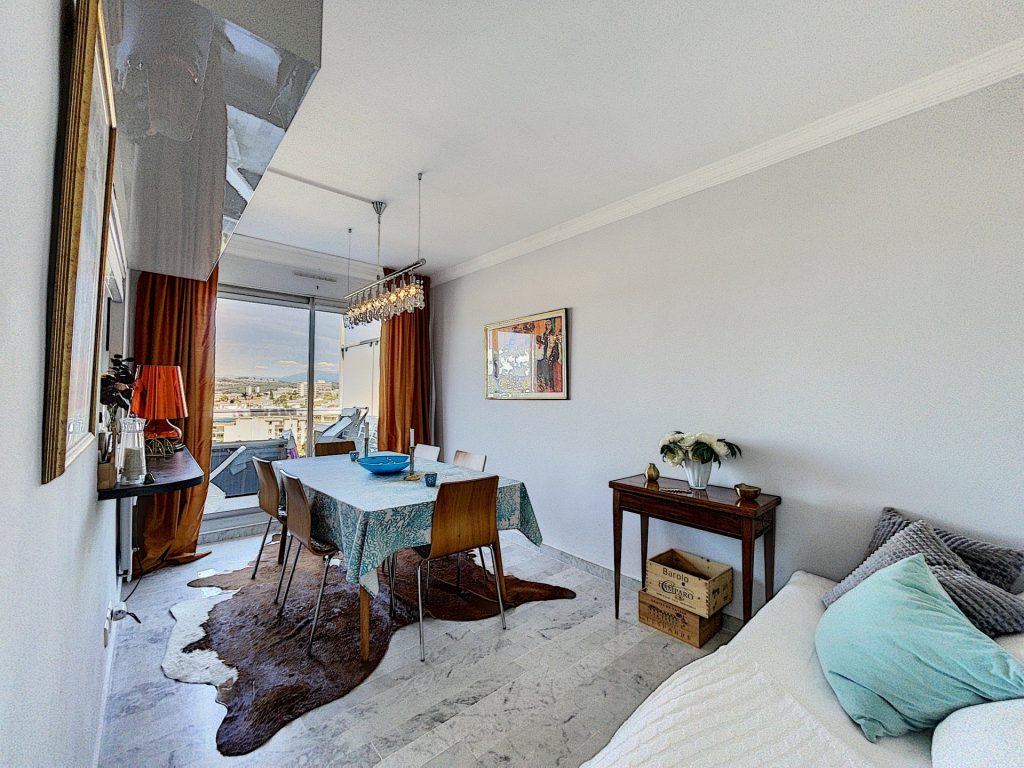 Appartement d’angle avec garage – 3 pièces – 1 chambre – 60 m²