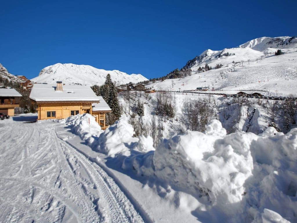 Chalet mitoyen avec jacuzzi extérieur et home cinéma – 5 chambres – 16 voyageurs – 220 m²