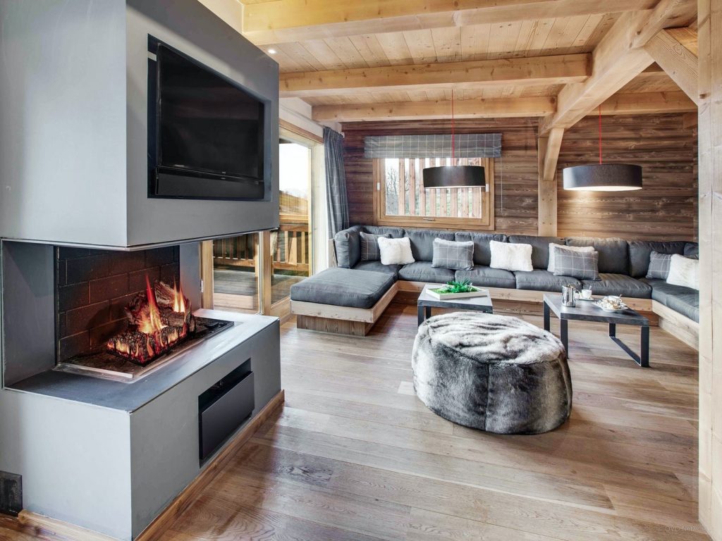 Chalet mitoyen avec jacuzzi extérieur et home cinéma – 5 chambres – 16 voyageurs – 220 m²