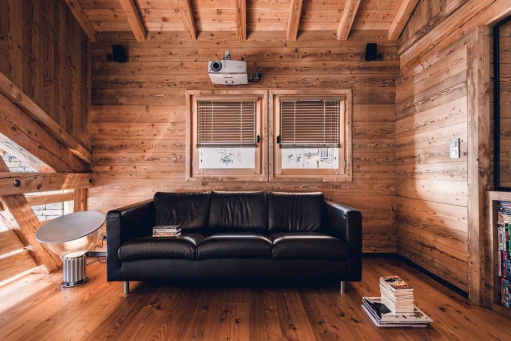 Chalet individuel avec jacuzzi intérieur, sauna, salle de cinéma – 4 chambres – 12 voyageurs – 310 m²