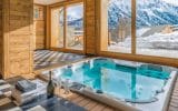 Chalet individuel avec jacuzzi intérieur, sauna, salle de cinéma – 4 chambres – 12 voyageurs – 310 m²