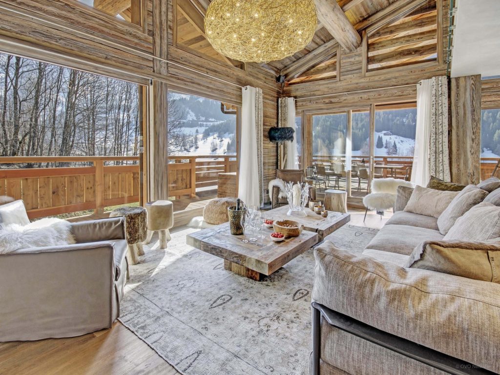 Chalet individuel avec piscine intérieure privée chauffée et sauna – 5 chambres – 14 voyageurs – 355 m²