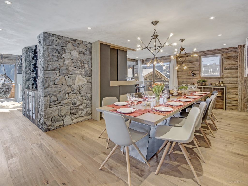 Chalet individuel avec piscine intérieure privée chauffée et sauna – 5 chambres – 14 voyageurs – 355 m²