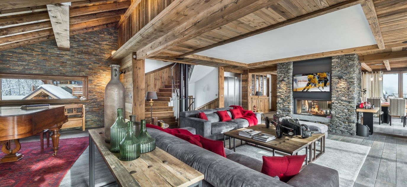 Chalet luxe avec hammam et piscine intérieure chauffée – 6 chambres – 14 voyageurs – 660 m²