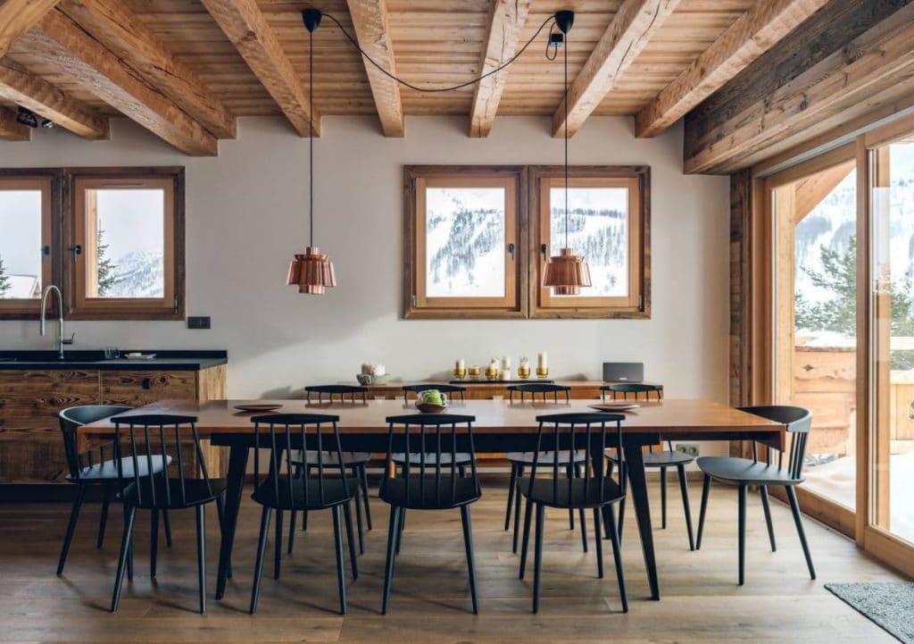 Chalet individuel avec jacuzzi intérieur, sauna, salle de cinéma – 4 chambres – 12 voyageurs – 310 m²