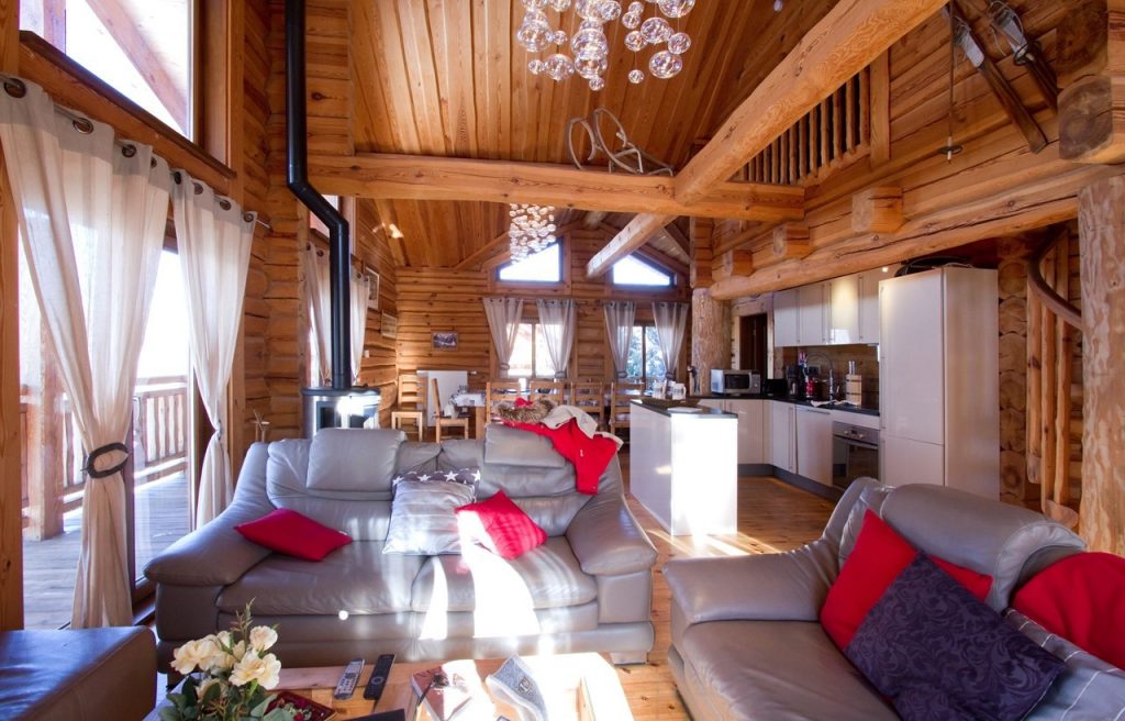 Chalet mitoyen avec hammam, jacuzzi, sauna – 5 chambres – 12 voyageurs – 200 m²