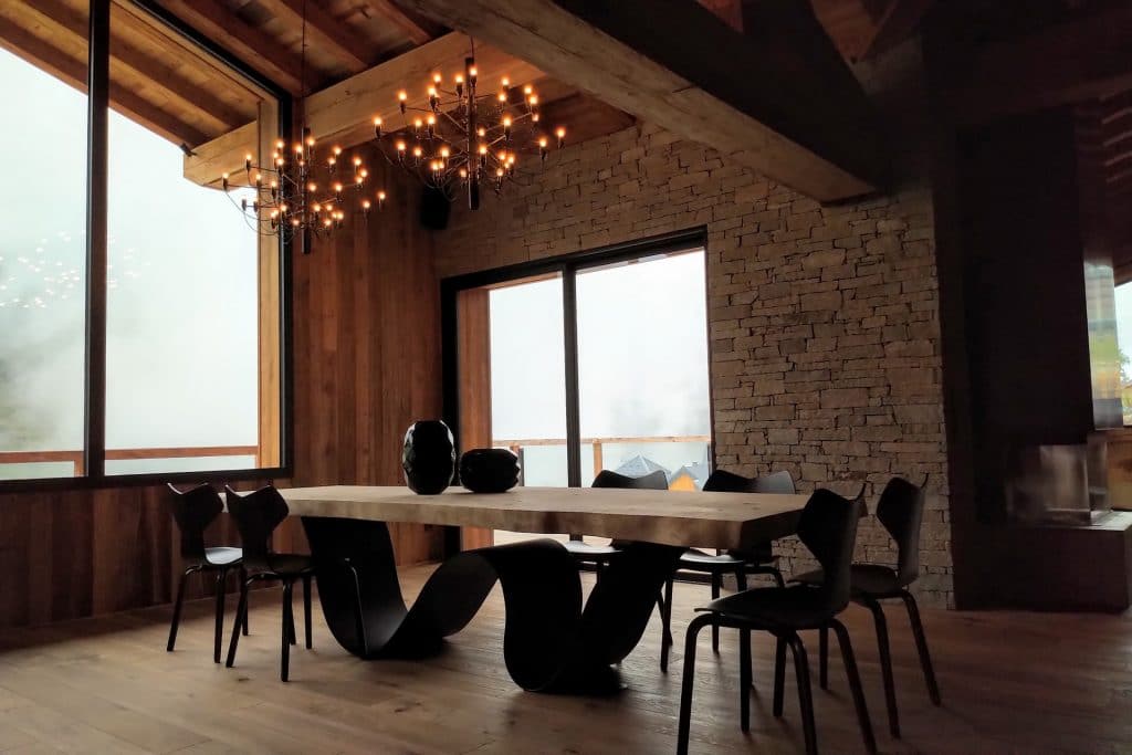 Chalet individuel avec piscine intérieure privée chauffée et sauna – 5 chambres – 14 voyageurs – 340 m²