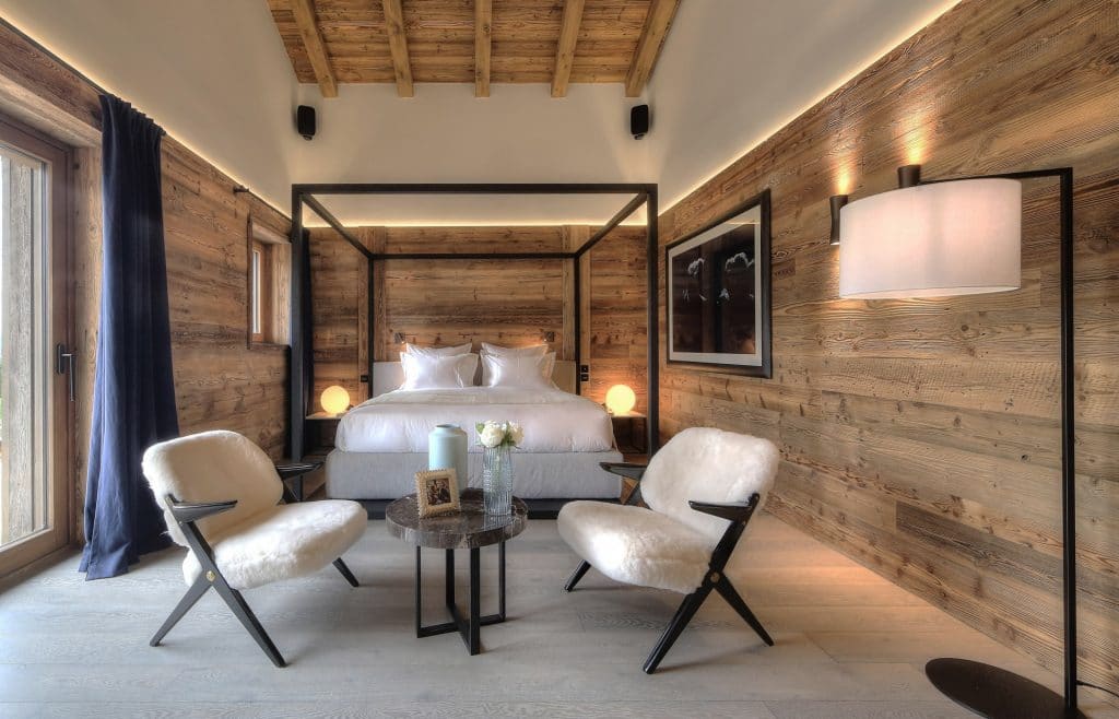 Chalet individuel avec hammam, jacuzzi intérieur, salles de massage, de sport, de cinéma et de jeux – 6 chambres – 16 voyageurs – 520 m²