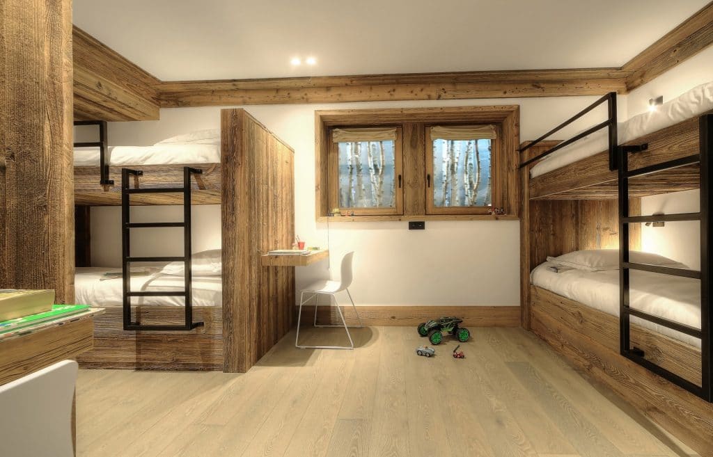 Chalet individuel avec hammam, jacuzzi intérieur, salles de massage, de sport, de cinéma et de jeux – 6 chambres – 16 voyageurs – 520 m²