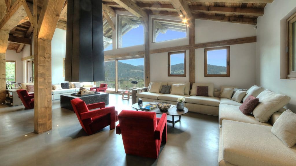 Chalet individuel avec hammam, jacuzzi intérieur, salles de massage, de sport, de cinéma et de jeux – 6 chambres – 16 voyageurs – 520 m²