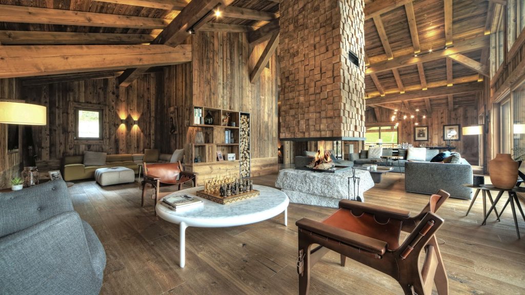 Chalet luxe avec hammam, jacuzzi intérieur, salles de massage et de cinéma – 6 chambres – 16 voyageurs – 550 m²