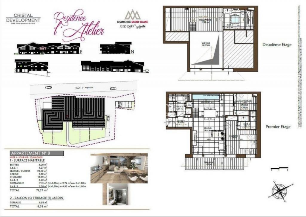 Appartement – 4 pièces – 3 chambres