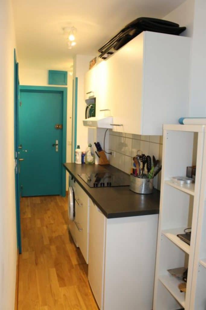 Studio-cabine – 2 pièces – 1 chambre – 19 m²