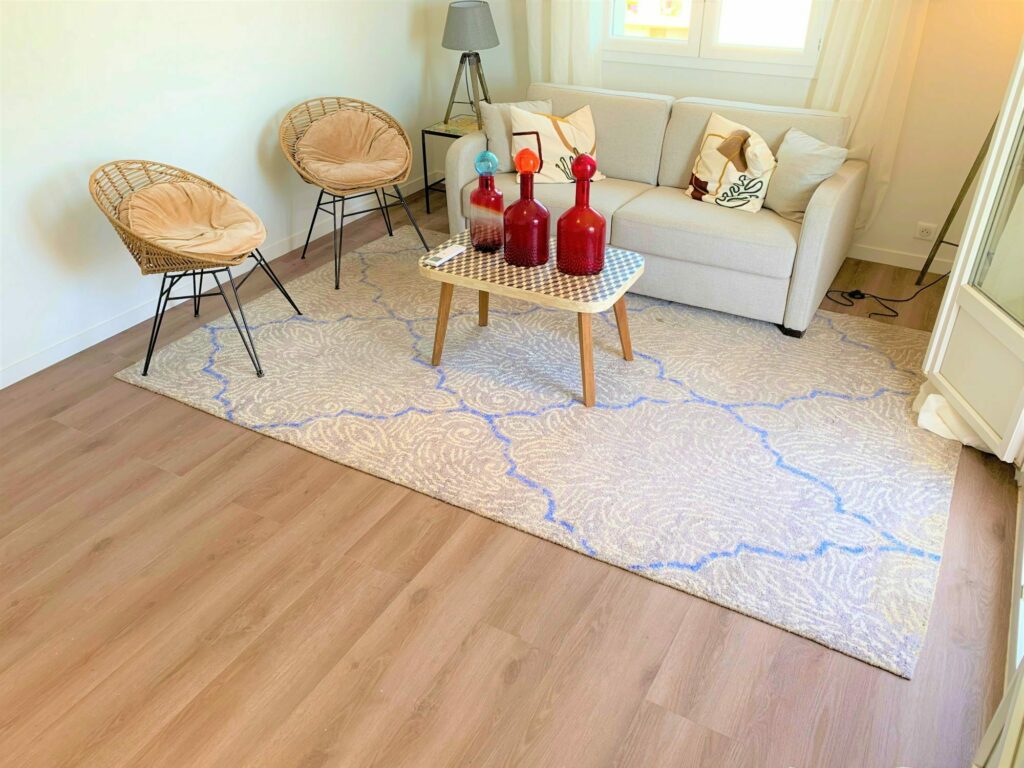 Appartement d’angle avec terrasse – 2 pièces – 1 chambre – 40 m²