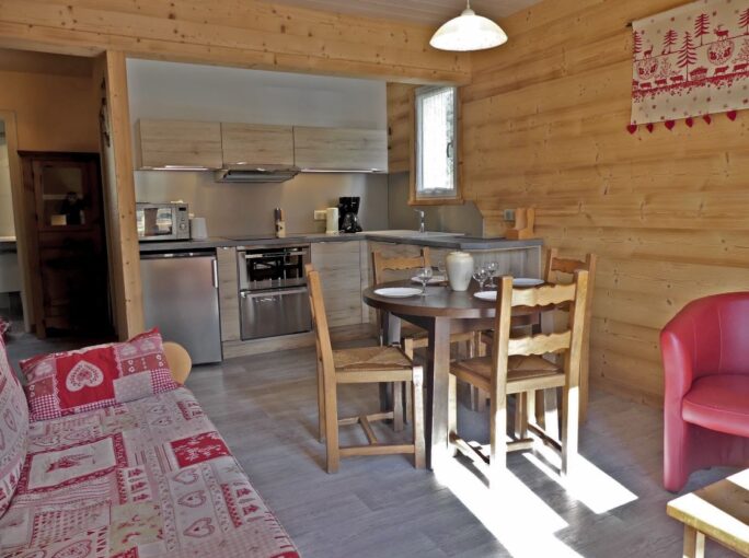 Appartement proche pistes de ski et village  – 1 chambre – 4 voyageurs – 35 m²