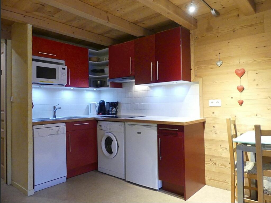 Appartement 3*** sur les pistes, centre village – 1 chambre – 4 voyageurs – 27 m²