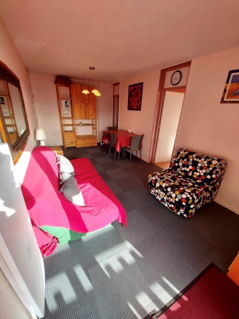 Appartement T2 – 1 chambre – 4 voyageurs – 35 m²