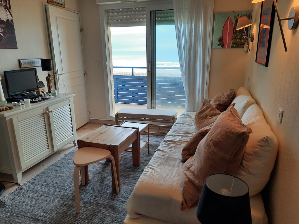 Appartement vue mer dans résidence avec piscines – 1 chambre – 4 voyageurs – 25 m²