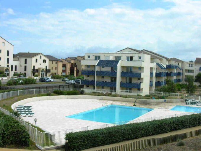 Appartement vue mer dans résidence avec piscines – 1 chambre – 4 voyageurs – 25 m²