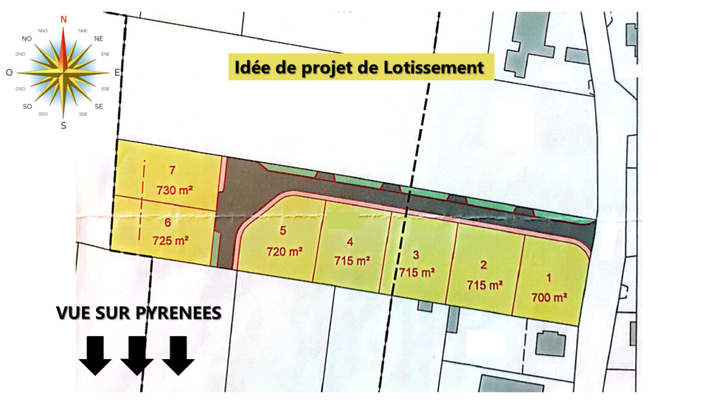 TERRAIN A BATIR idéal LOTISSEUR de 6 797m2