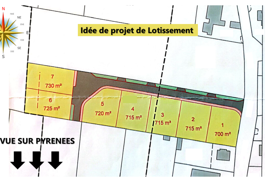 Terrain à vendre à Bordères-sur-l&rsquo;Échez