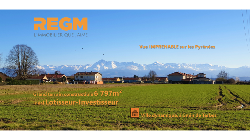 TERRAIN A BATIR idéal LOTISSEUR de 6 797m2