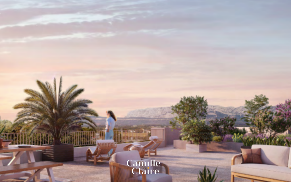 Toit terrasse, Appartement 3 chambres avec vue sur la sainte