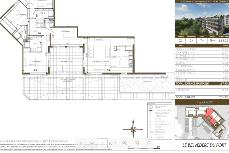 Appartement à vendre à Fort-de-France
