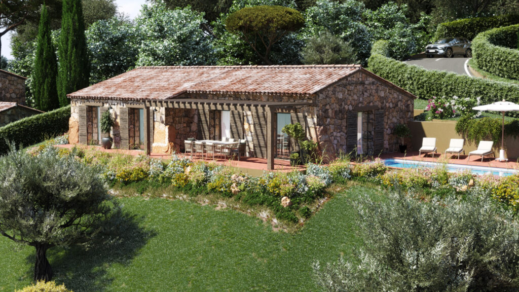 Bergerie T4 avec piscine – 4 pièces – 3 chambres – 108.1 m²