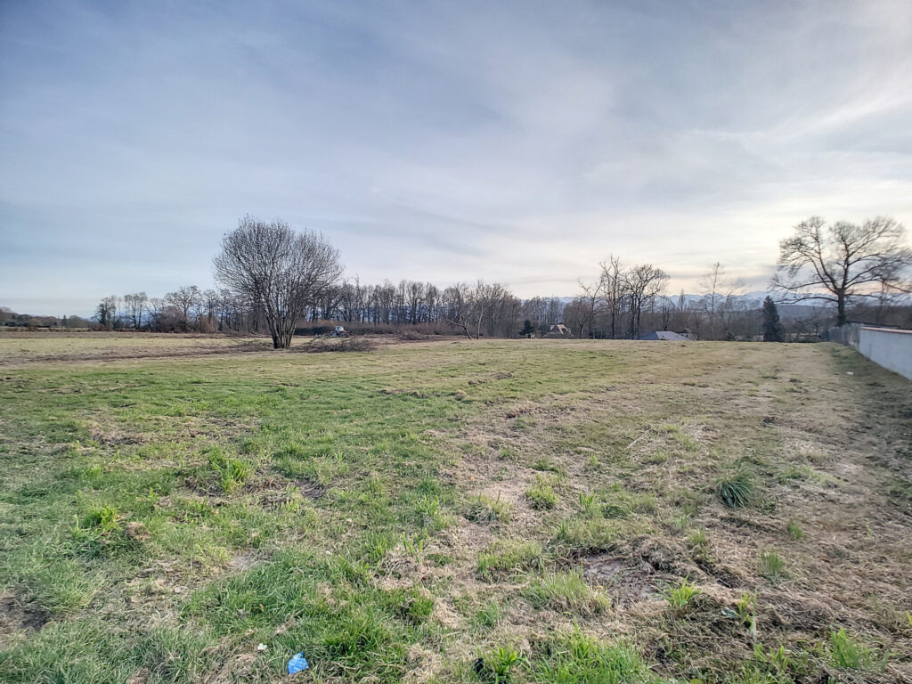 Terrain constructible viabilisé vue Pyrénées 1 486 m2 – 1486 m²
