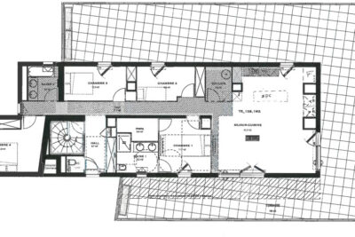 Villa T5 sur le toit – Vue sur les vignes – 5 pièces – 4 chambres – 128 m²