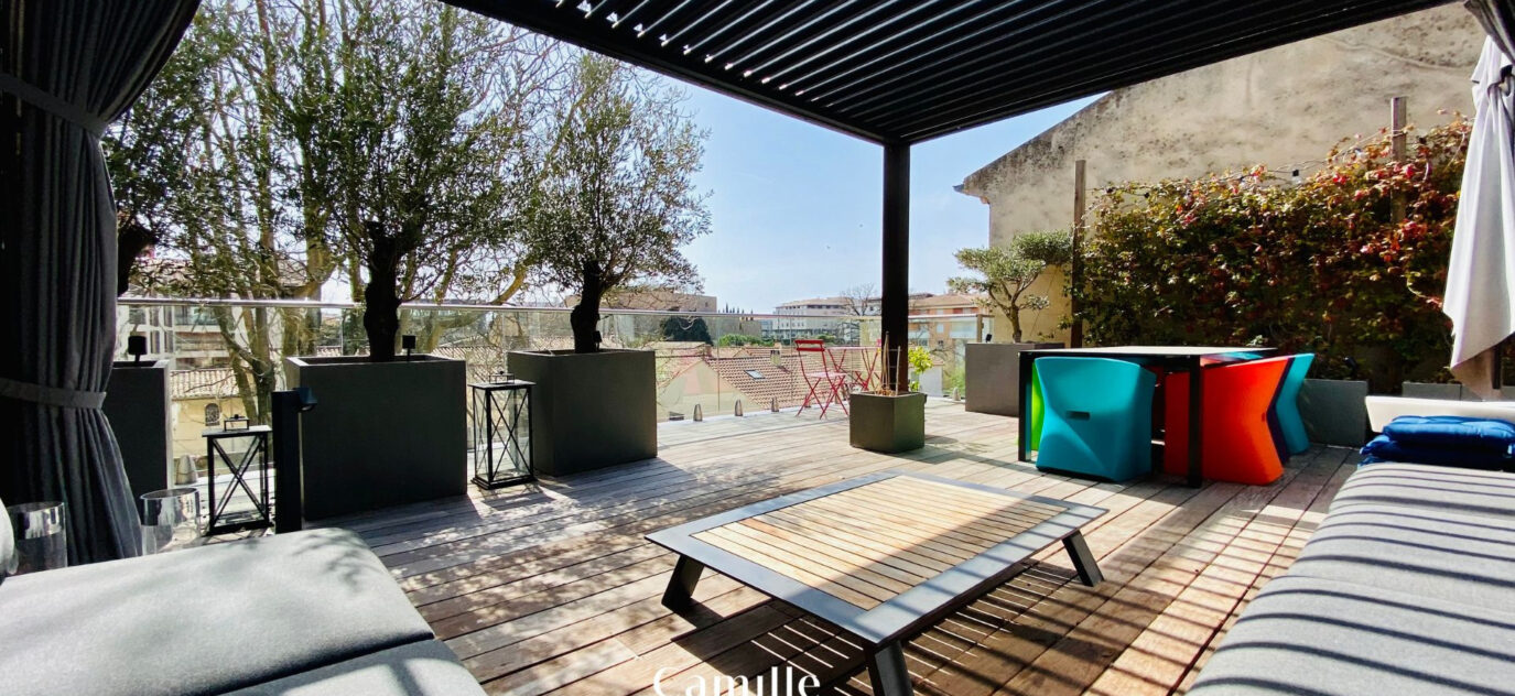 Aix en Provence , Rotonde, maison de ville avec double garag – 6 pièces – 4 chambres – 195 m²