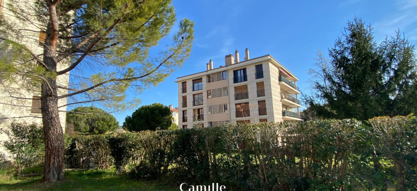 Vente Appartement T3 Aix en Provence Pigonnet avec résidence – 3 pièces – 2 chambres – 58 m²