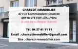 LYON 3ème –  Vaste APPARTEMENT de type T5 + CAVE + GARAGE EN – 5 pièces – 3 chambres – 116 m²