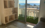 Magnifique vue mer pour cet appartement avec terrasse  – 2 pièces – 1 chambre – 27 m²
