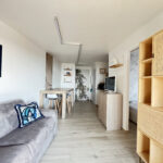 Magnifique vue mer pour cet appartement avec terrasse  – 2 pièces – 1 chambre – 27 m²