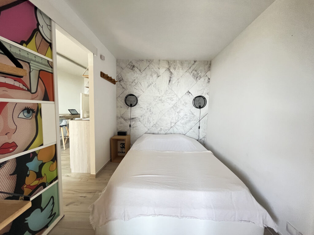 Magnifique vue mer pour cet appartement avec terrasse  – 2 pièces – 1 chambre – 27 m²