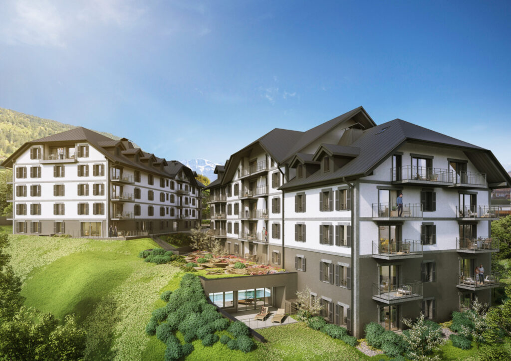 Saint Gervais Les Bains : T2 en résidence hôtelière avec occ – 2 pièces – 1 chambre – 38 m²