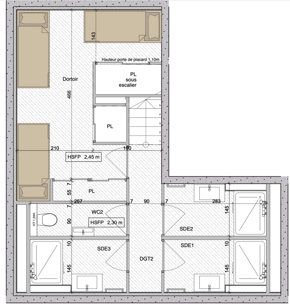 4 PIÈCES 108.04 M2 SAINT GERVAIS LES BAINS : T5 EN RÉSIDENCE – 4 pièces – 3 chambres – 10804 m²