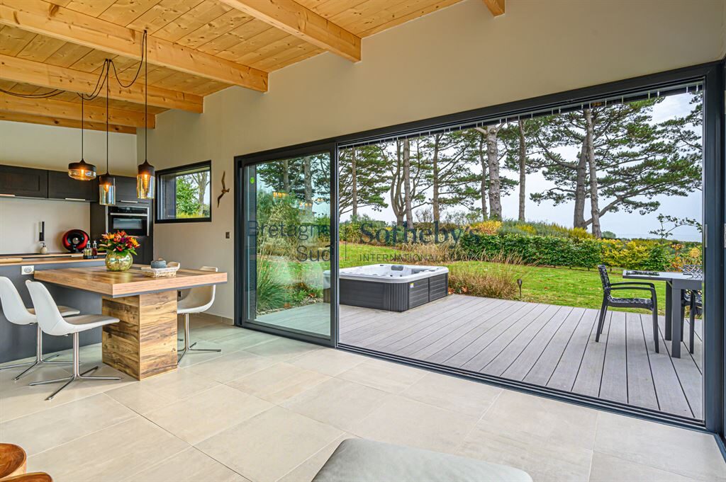 Morbihan, lodge vue mer à louer, les pieds dans l’eau. – 3 pièces – 2 chambres – 80 m²