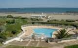 CAP D’AGDE, ROCHELONGUE APPARTEMENT T3 VUE MER,PISCINE – 2 chambres – 1 voyageur – 55 m²