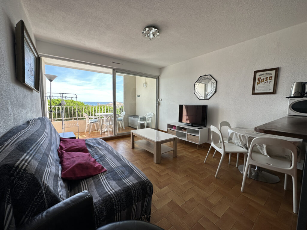 Appartement 2 pièces 35m2 avec terrasse vue mer  – 2 pièces – 1 chambre – 35 m²