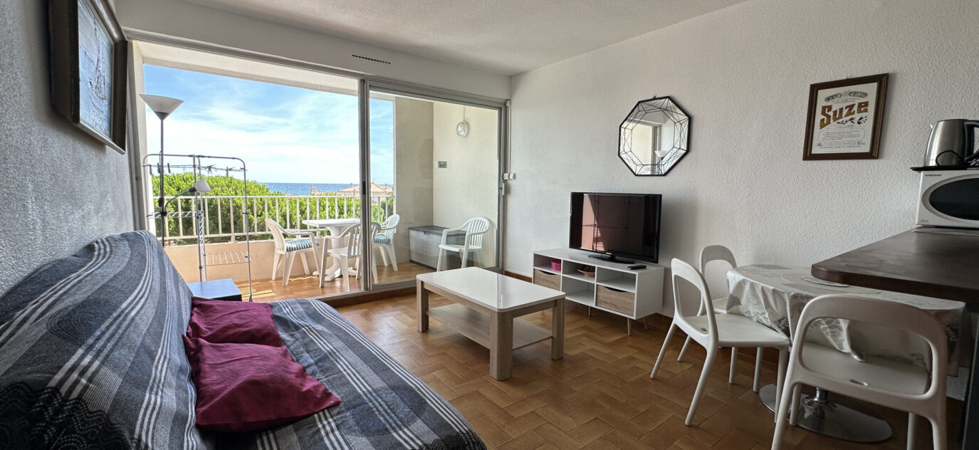 Appartement 2 pièces 35m2 avec terrasse vue mer  – 2 pièces – 1 chambre – 35 m²