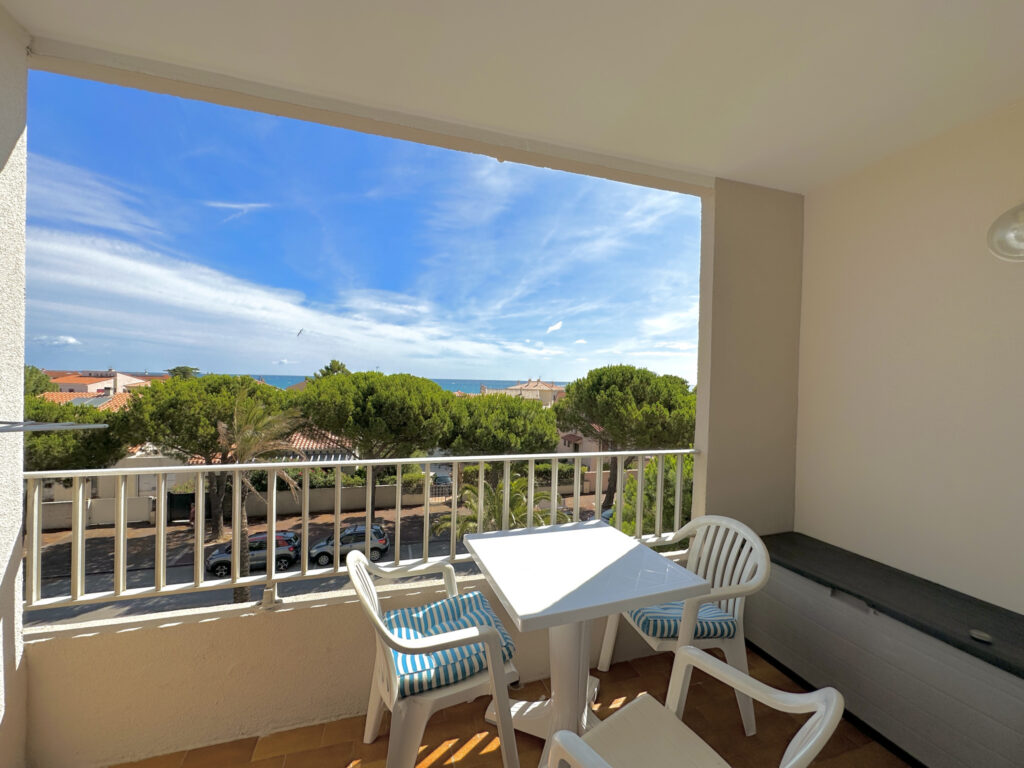 Appartement 2 pièces 35m2 avec terrasse vue mer  – 2 pièces – 1 chambre – 35 m²