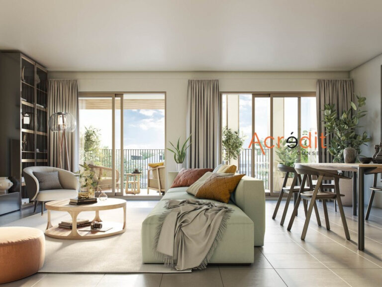 A vendre, appartement T3 – castries (34)  – 3 pièces – 2 chambres – 60 m²