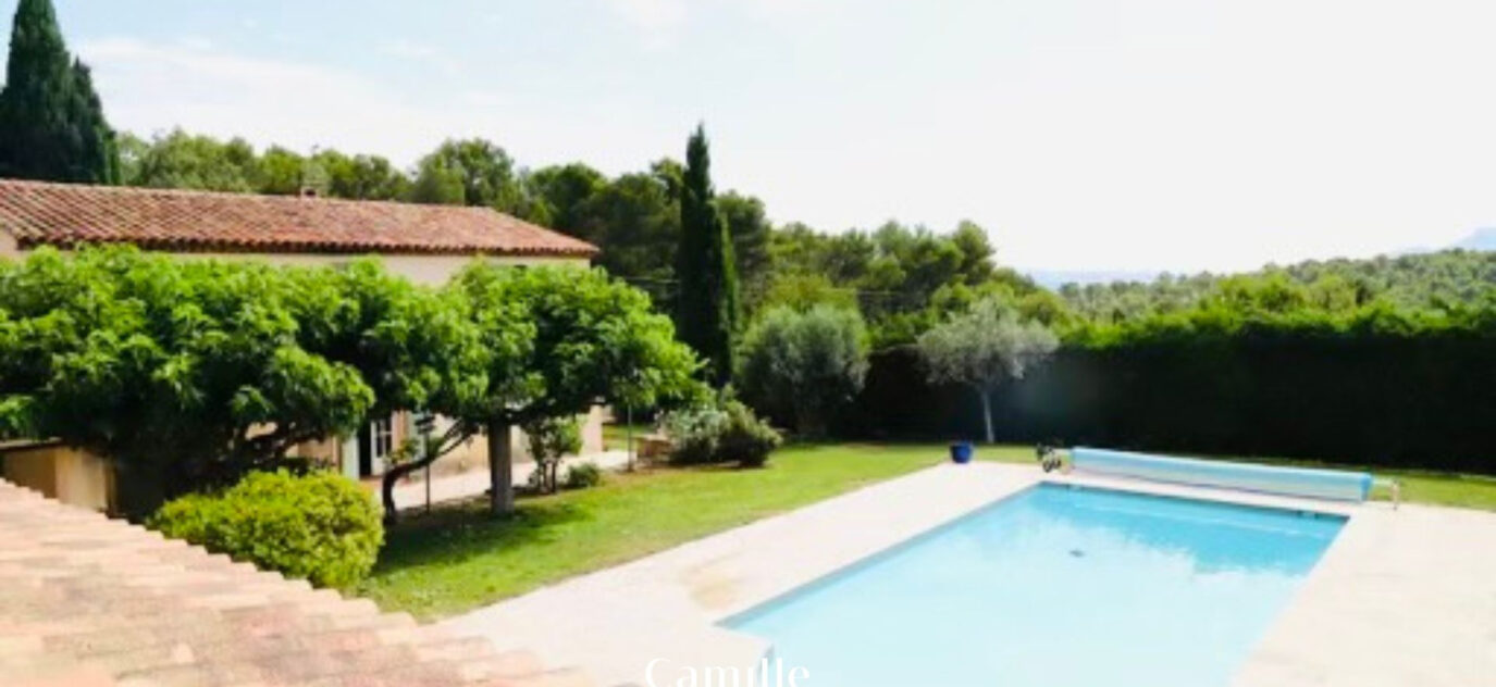 ‘Aix Sud’ Magnifique Bastide Provençale T6 au calme avec 550 – 6 pièces – 4 chambres – 215 m²