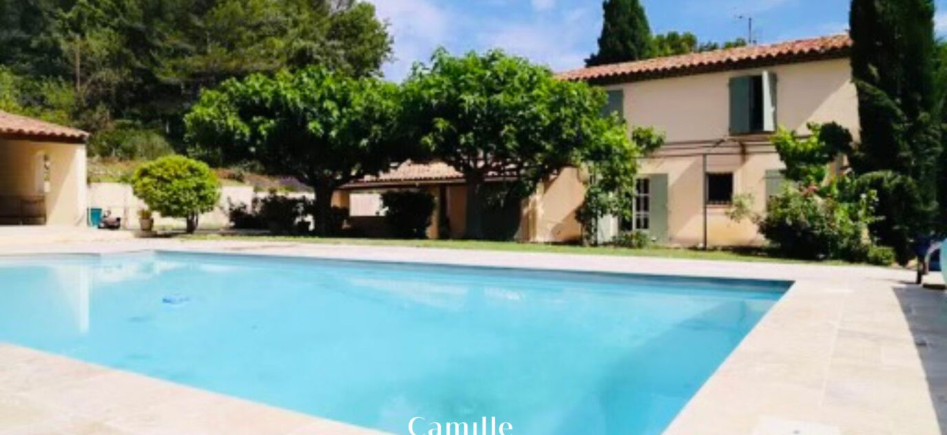 ‘Aix Sud’ Magnifique Bastide Provençale T6 au calme avec 550 – 6 pièces – 4 chambres – 215 m²