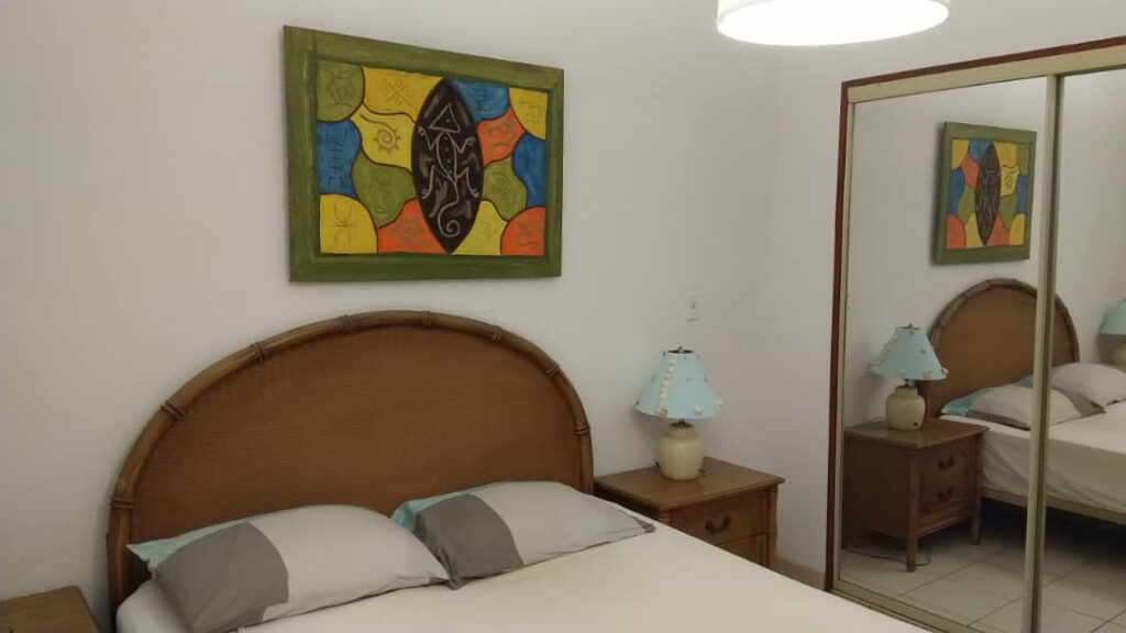 SAINT MARTIN, T2 vue mer dans une résidence avec piscine – 2 pièces – 1 chambre – 35 m²